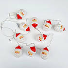 Світлова гірлянда Дід мороз на Новий Рік, 200 см, фото 2