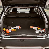 Сумка-Органайзер бокс в багажник автомобіля від Carbag Чорний з коричневою ниткою та кантом, фото 5