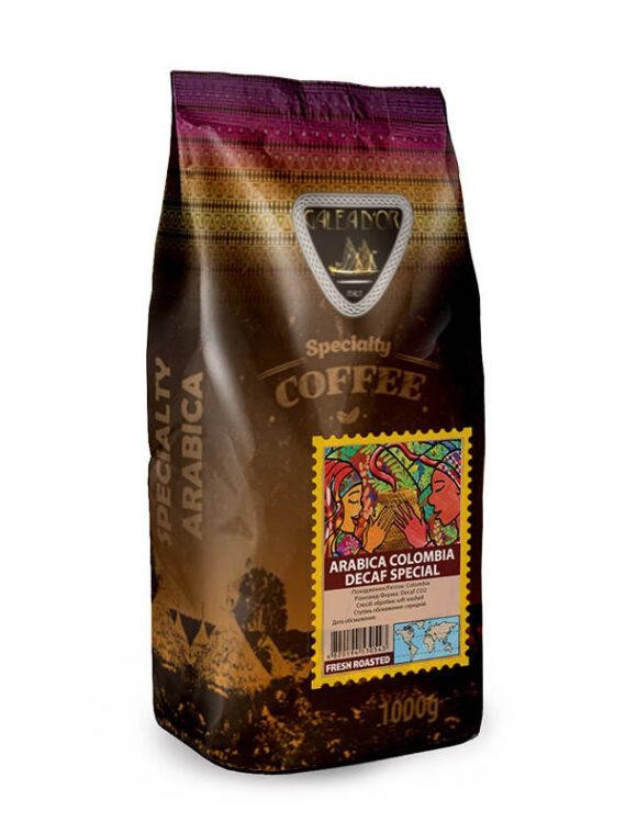 Galeador ARABICA COLUMBIA DECAF, зернової кави, 1 кг, 100% Арабіка