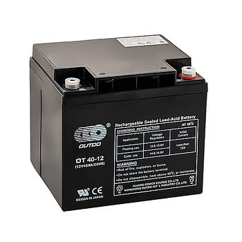Акумуляторна батарея OUTDO AGM OT 40-12 12 V 40 Ah (166 х 166 х 173 ), Q2