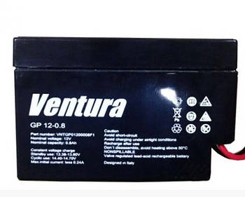 Акумуляторна батарея Ventura 12V 0.8 Ah (96*25*62мм), Q40