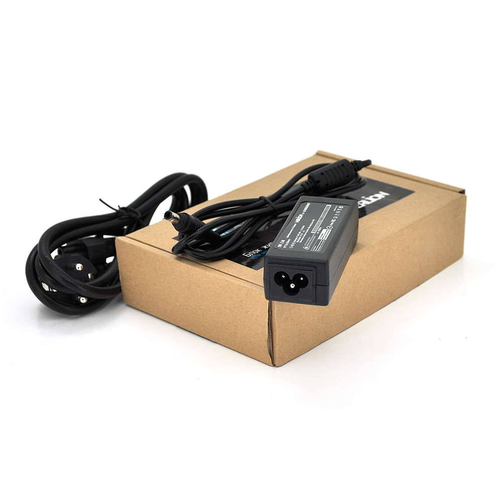 Блок живлення MERLION для ноутбука SAMSUNG 19V 2.1 A (40 Вт)штекер 5.5.*3,0 мм, довжина 0.9 м + кабель живлення, фото 1