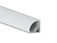 Профіль алюмінієвий анодований LEDUA АЛ-75 + розсіювач для LED стрічки кутовий 2 м - Уцінка