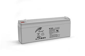 Акумуляторна батарея AGM RITAR RT1223, Gray Case, 12V 2.3 Ah ( 177 х 35 х 62 (68) ) Q10