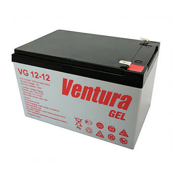 Акумуляторна батарея Ventura VG 12-12 Gel 12V 12Ah (151*98*101мм), Q4