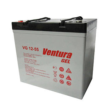 Акумуляторна батарея Ventura VG 12-55 Gel 12V 55Ah (229*138*235мм), Q1