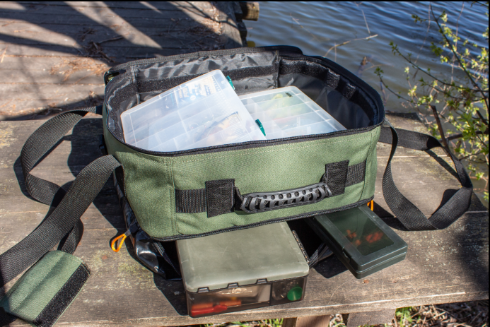 Рыболовная карповая сумка GARMATA Profish 3в1. Универсальная сумка для рыбалки с термо отделом. Ткань Cordura. - фото 6 - id-p1408460644