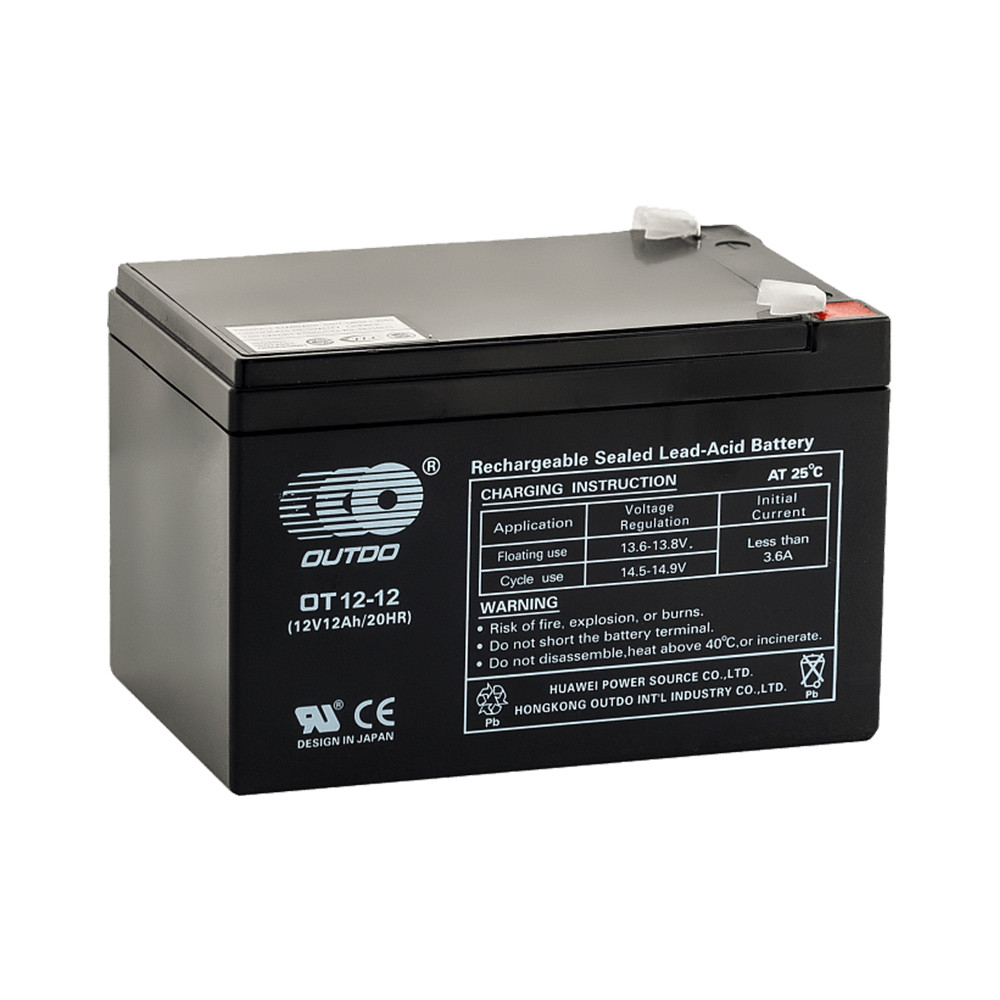 Акумуляторна батарея OUTDO AGM OT 12-12 12 V 12 Ah ( 151 х 98 х 100), Q4