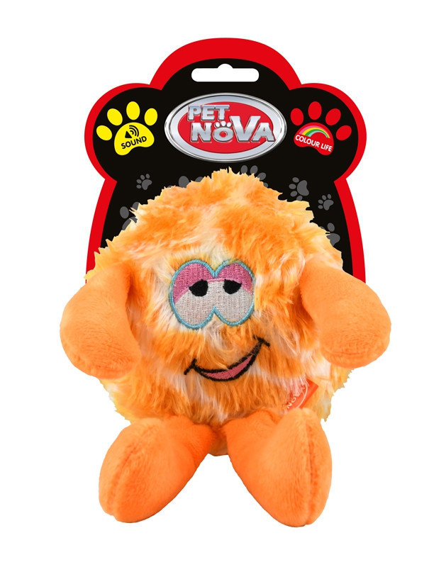 Іграшка для собак Жовтогарячий Монстр Pet Nova 17 см