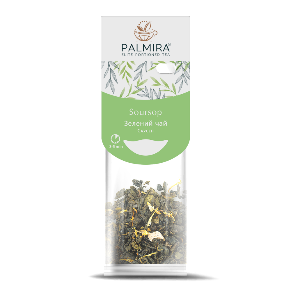 Зелений чай Palmira "Саусеп" (Soursop) - 10 шт.