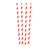 Трубочки паперові спіраль 195мм 50шт прямі різних кольорів, фото 2