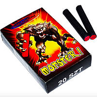 🔥 Бум! Петарда 20 шт/уп теркова Корсар-2 MONSTER (K 0202) (1-постріл, теркова)