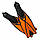 Ласты SportVida SV-DN0006-XXL Size 46-47 Black/Orange, фото 5