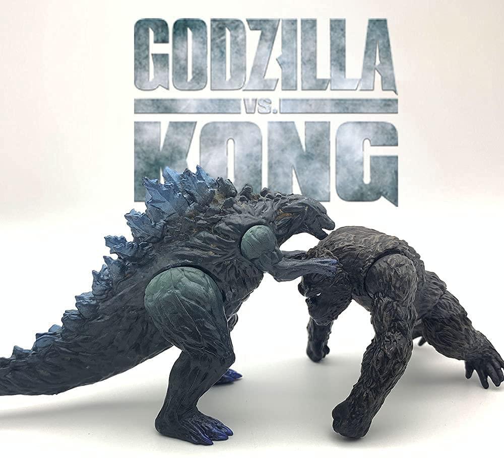 Набор фигурок 8в1 Годзилла против Кинг-Конга, 8в1, 9 см - Godzilla vs King Kong, 8in1 - фото 6 - id-p1261694583