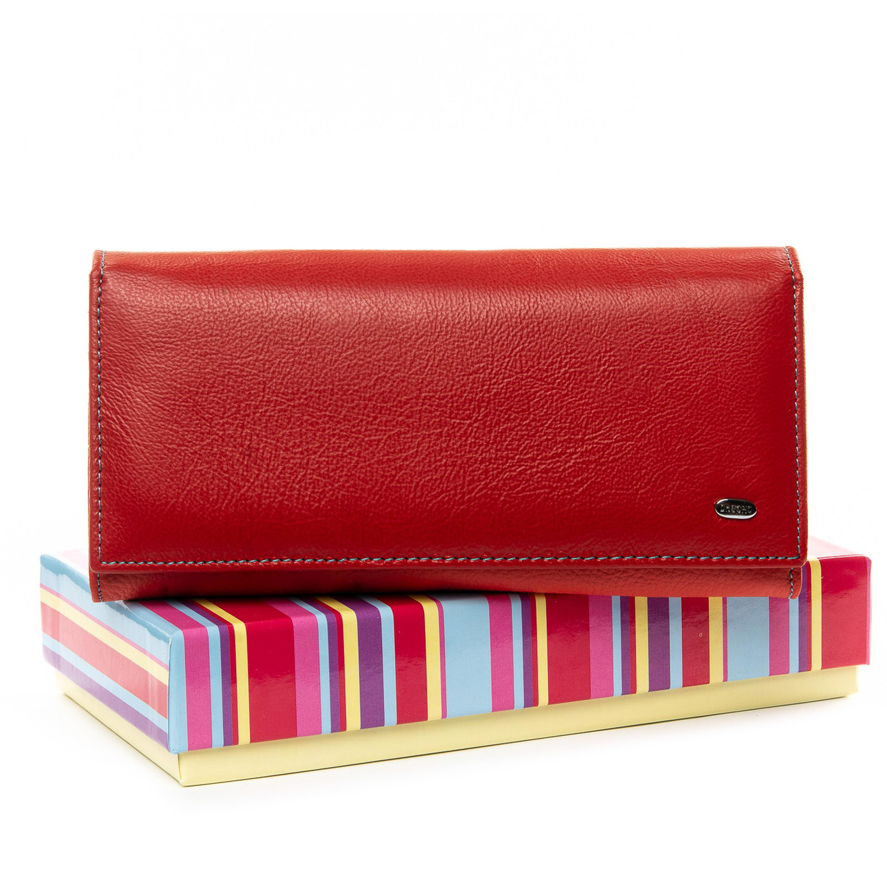 Кошелик жіночої Rainbow шкіра DR. BOND WRS-22M red, фото 1