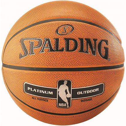 М'яч баскетбольний Spalding NBA Platinum Outdoor Size 7, фото 2