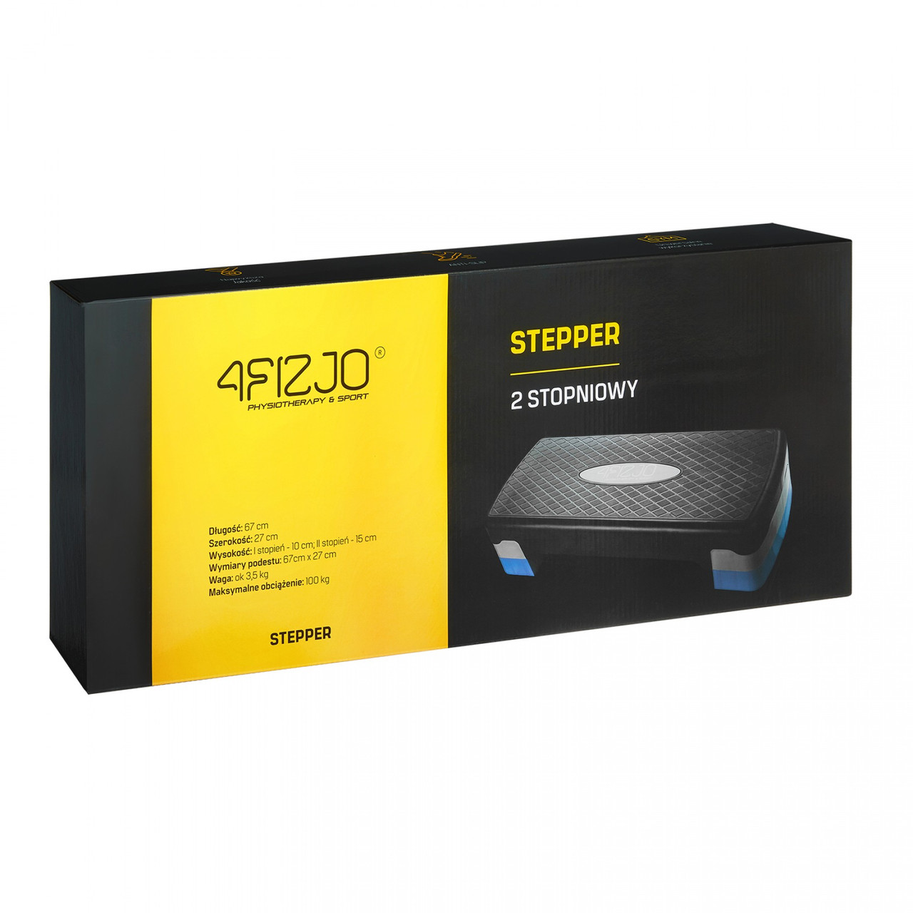 Степ-платформа 2-ступінчаста 4FIZJO 4FJ1370 Black/Blue - фото 3 - id-p437964918