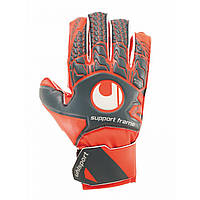 Воротарські рукавички Uhlsport Aerored Soft SF Junior Size 4 Orange/Grey