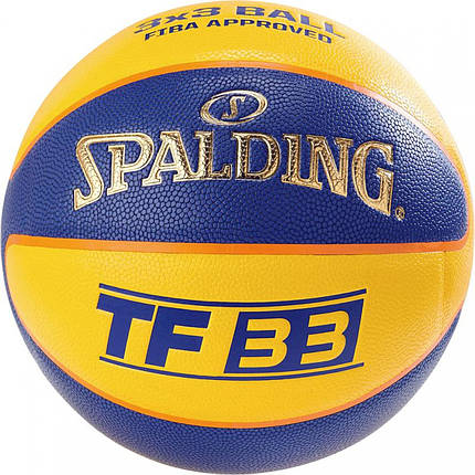 М'яч баскетбольний Spalding TF-33 Outdoor FIBA Size 6, фото 2