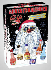 Адвент календар з лікерами Grafs Liqueur mini Advent Calendar (24x20ml)