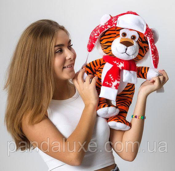 М'яка іграшка плюшевий тигр 42см