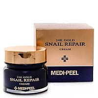 Омолаживающий премиум крем с золотом и муцином улитки MEDI-PEEL 24K Gold Snail Repair Cream