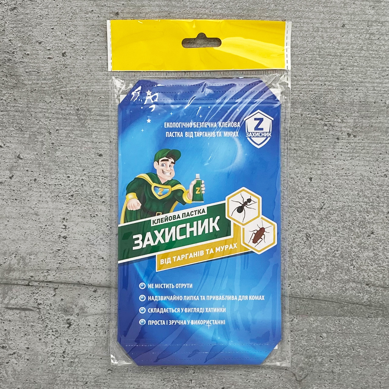 Клейова пастка Захисник від тарганів та мурах Укравіт, фото 1