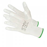 Рукавички робочі Artmas RnyPu-FIN з поліуретановим покриттям , білий, розмір 6
