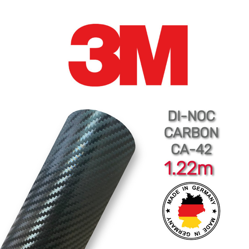 Карбонова плівка чорна 3M для авто Di-Noc Carbon СА-42 1.22 m