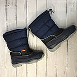 Зимові дитячі чоботи для хлопчика (сині) LUCKY A, розміри 27-28, Demar, фото 2