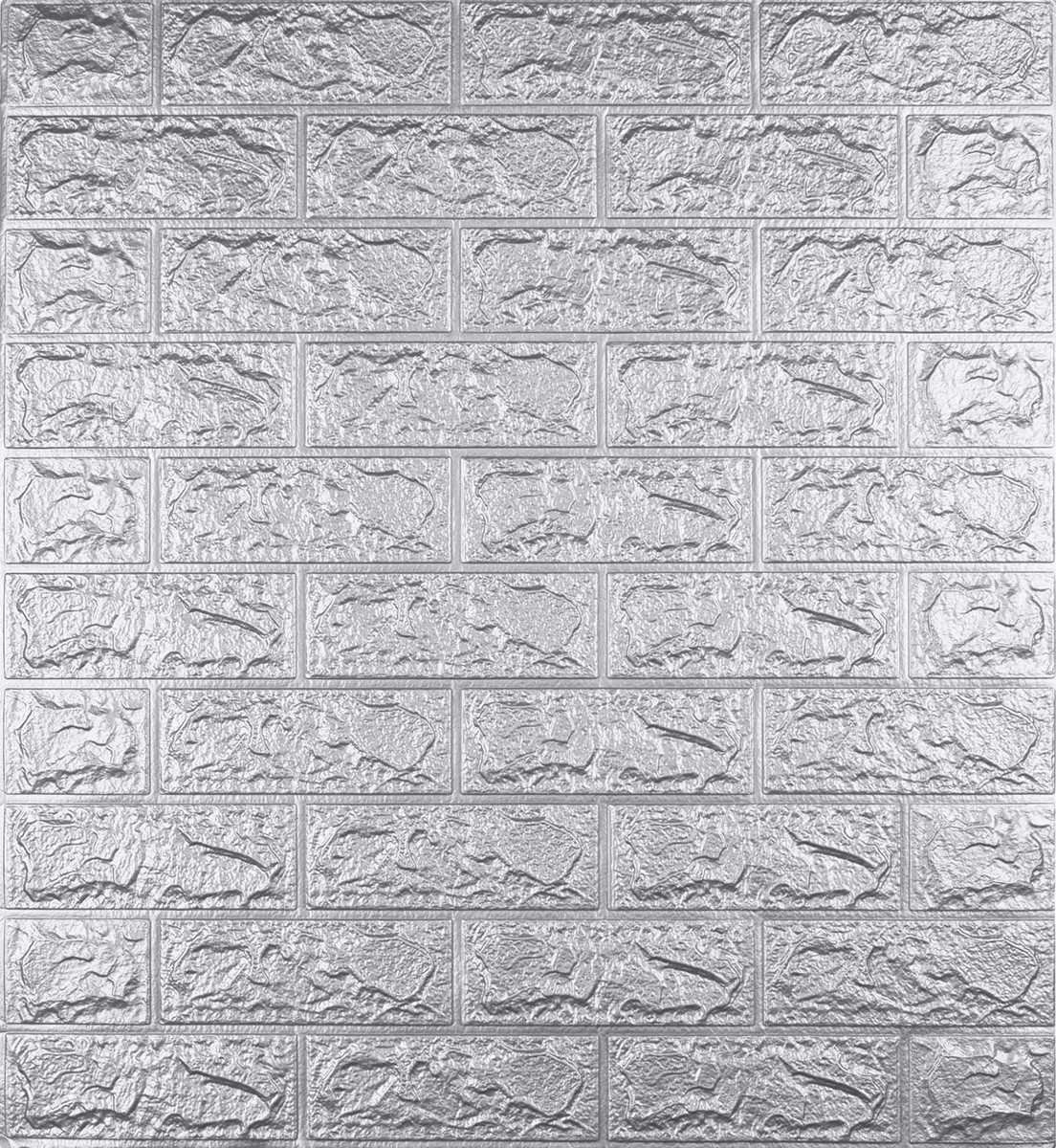 Самоклеючі три д панелі, м'які самоклеючі панелі для стін, самоклейні водонепроникні панелі бамбук 700x700x8 мм, фото 1