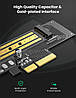 Картка розширення для ПК адаптер Ugreen M.2 NVME to PCI Express 3.0 x4 чорний (CM302), фото 4