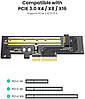 Картка розширення для ПК адаптер Ugreen M.2 NVME to PCI Express 3.0 x4 чорний (CM302), фото 7