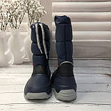 Зимові дитячі чоботи для хлопчика (сині) LUCKY A, розміри 27-28, Demar, фото 3