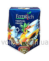 Чай листовой чёрный Femrich Tropical Fruits Фемрич Тропические Фрукты 100гр