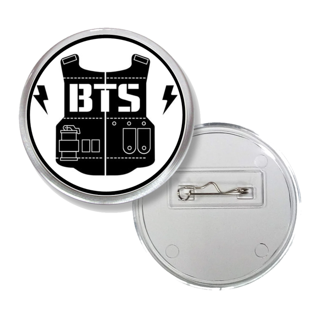Значок Акриловый БТС BTS на Булавке 65 Мм №4 — Купить Недорого на Bigl ...