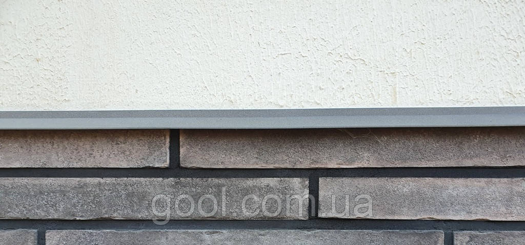 Накривка алюмінієва на цоколь паркан фундамент відлив під плитку ...