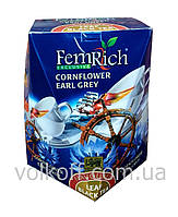 Чай листовой чёрный Femrich Cornflower Earl Grey Фемрич Василёк Эрл Грей 100гр