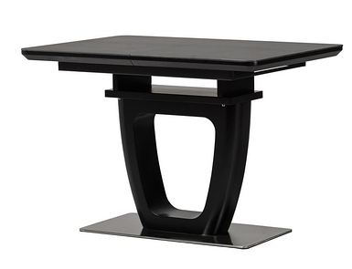ТМL-860-1 стіл розкладний 110/150 кераміка чорний онікс TM Vetro Mebel