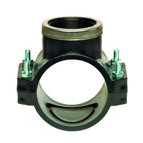 Хомут врізний PN10 200х4 (чорний) Unidelta