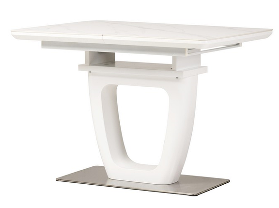 ТМL-860-1 стіл розкладний 110/150 кераміка білий мармур TM Vetro Mebel, фото 2