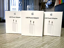 Блок живлення, Power Adapter для iPhone 5W Мережевий адаптер, Блочок, Кубик до айфона, фото 3