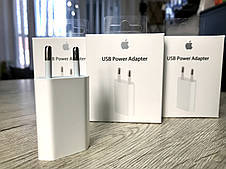 Зарядний пристрій Apple Power Adapter iPhone 5 W Мережевий адаптер, Блочок, Кубик до айфона, фото 3