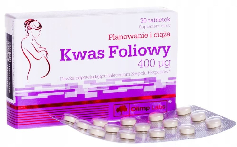 Фолієва кислота Olimp Kwas foliowy табл 30