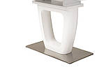 Керамічний стіл ТМL-860-1 білий мармур 110/150 від Vetro Mebel, фото 7