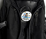 Значок Справжній водій (укр мовою)- Круглий значок на рюкзак - Подарунок рибалці - Прикольний подарунок, фото 4