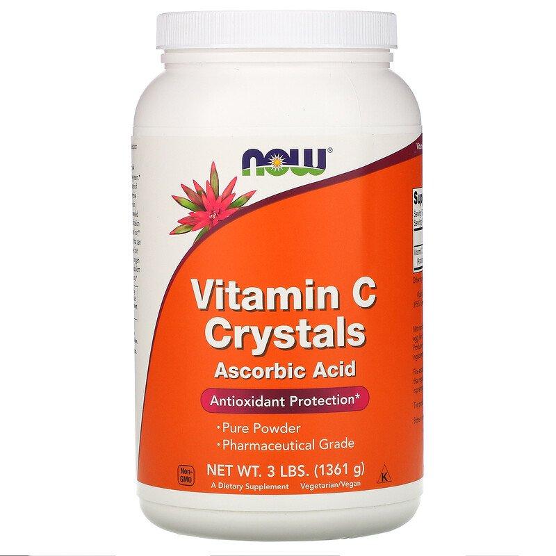 Vitamin C Crystals Ascorbic Acid Now Foods 1361 г, фото 1