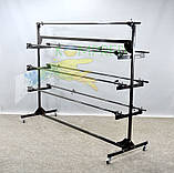 Розмотувач металевий на сім рулонів тканини, фото 6