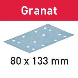 Шліфувальні листи Granat STF 80x133 P80 GR/50