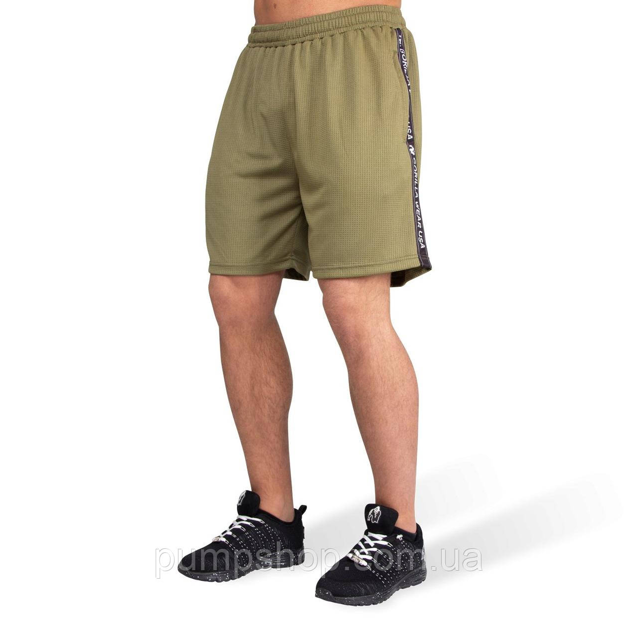 Чоловічі спортивні шорти Gorilla Wear Reydon Mesh Shorts Army Green XXL
